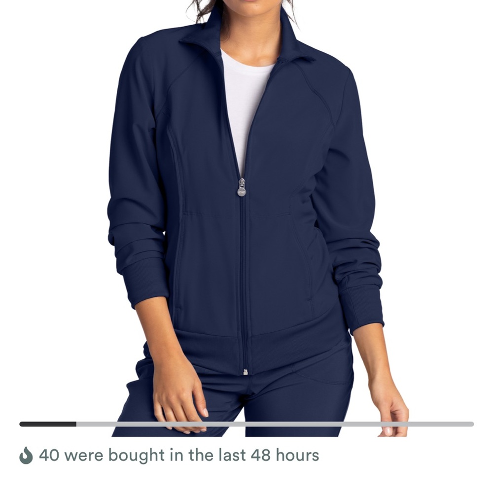 Cherokee Infinity Zip Front Jacket